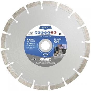 Dronco G4-180 Discos de Diamante, G4, Granito, Antes Lt36, 180 Mm Diámetro, 2.2 Mm Espesor, Eje Diámetro 22.23 Mm