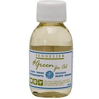 Diluente No Tóxico para Pintura al Óleo Sennelier Verde para Aceite - 100 ml