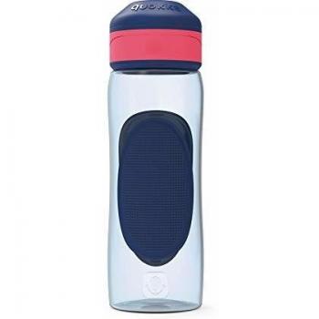 Quokka Splash - Indigo 730 ML | Botella de Agua Deportiva Reutilizable de Tritan sin BPA - Fácil Apertura con un Solo botón a Prueba de Fugas