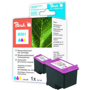 Cabezal de impresión Peach color compatible con HP No. 301 c, CH562EE