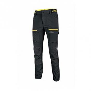 Pantalones de trabajo U-Power Horizon U-4 Stretch, Talla S, Color Negro