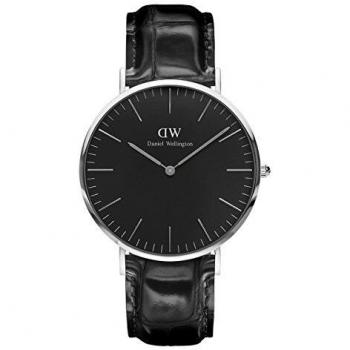 Reloj Daniel Wellington Classic Reading 40 mm Hombre - Correa de Cuero Negra