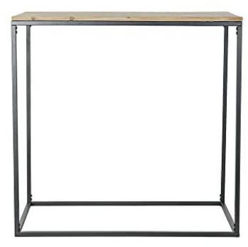 Consola DKD Home Decor Negro Metal Abeto 80 x 40 x 80 cm