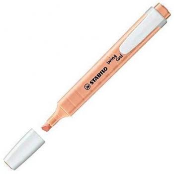 Stabilo Swing Cool - Subrayador Fluorescente Pastel, Color Melocotón Naranja