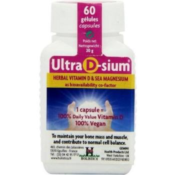 Ultra D-Sium Vitamina D y Magnesio 60 Cápsulas/Perlas