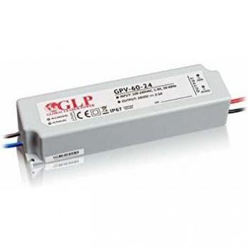 Fuente de alimentación estanca 12V DC - 60W - IP67 - GLP