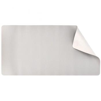 Alfombrilla para ratón Q-connect XXL similcuero gris base antideslizante 800x400x2 mm KF10096