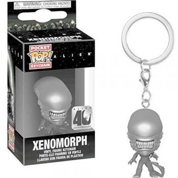 Funko- Pop Alien 40th Aliens Keychain Xenomorph, Multicolor