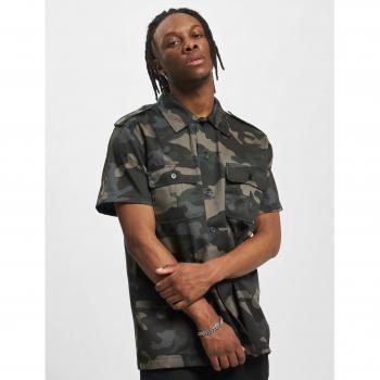 Brandit Camisa Manga Corta US Verde