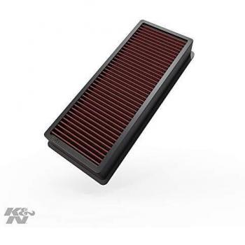 K&N 33-3028 Filtro de Aire Coche, Lavable y Reutilizable