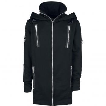 Chemical Black Keran Hood Sudadera capucha con cremallera Negro L