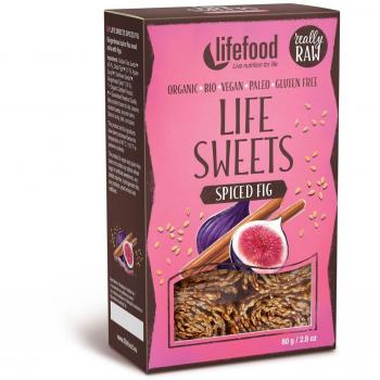 Lifefood Rolls Higos - 4 Paquetes de 80 gr - Total: 320 gr