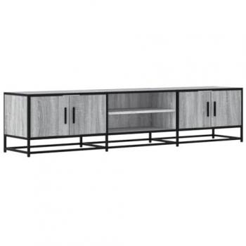 Mueble para TV madera de ingeniería gris Sonoma 180x35x41 cm, soporte de TV, aparador de TV, mueble de televisor, banco de TV
