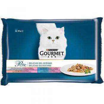 Gourmet - Perle Delicias del Océano Pack Surtido sobres 4 x 85 g - 340 g