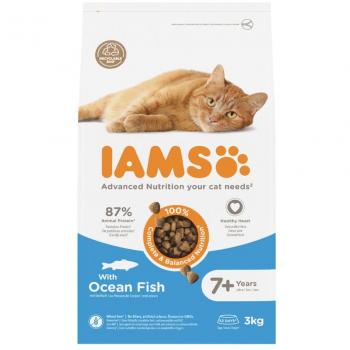 IAMS Advanced Nutrition Senior 7+ con pescado de mar - 3 kg