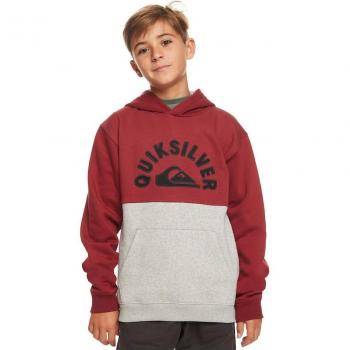 Quiksilver - Sudadera de niños School Again Burdeo 8A