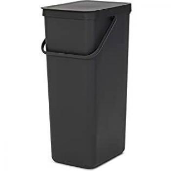 Brabantia Sort and Go Recycling Bin, 40L Grey