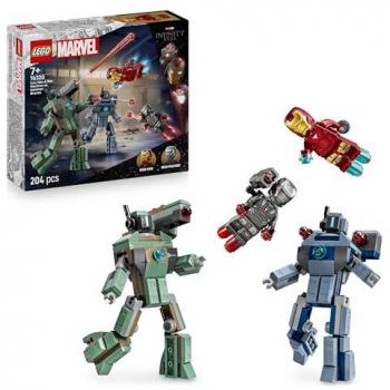 LEGO® Marvel Super Héroes - Iron Man y Máquina de Guerra vs. Drones de Hammer (76320)