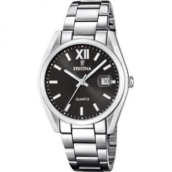Reloj Festina Acero Clásico F20683/6 Plateado con Correa de Acero Inoxidable 316L para Hombre