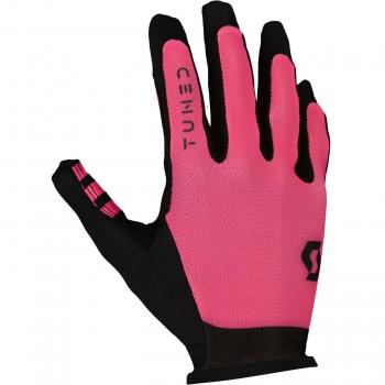 Guante de ciclismo unisex Scott Traction Tuned LF fucsia - M