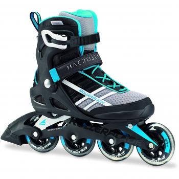 Rollerblade Macroblade 84 W Patines en línea Mujer, Mujer, MACROBLADE 84 W, Negro/Azul, 23.5EU