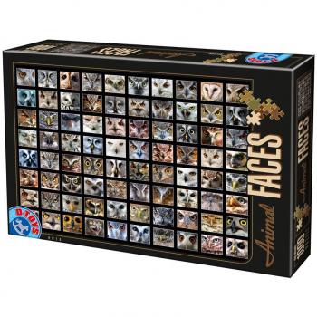 Puzzle Collage Búhos 1000 Piezas