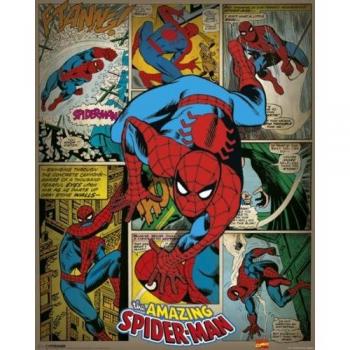 Póster Retro de Spider-Man - Marvel Comics