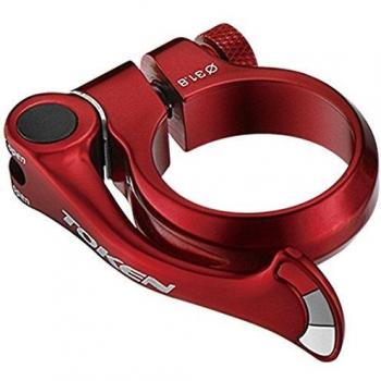Token productos tiburón cola asiento abrazadera, rojo, 31,8 mm