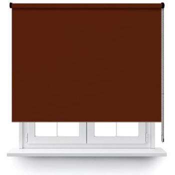 Estor Enrollable Opaco Personalizable en Color Marrón 100x200cm - Fácil Instalación y Máxima Calidad para Ventanas