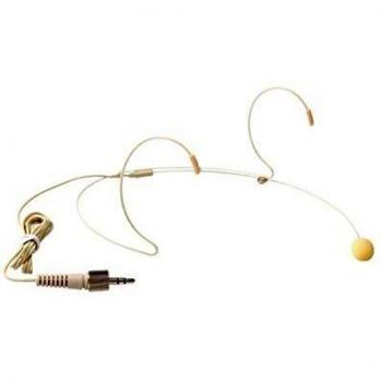 PROEL HCM23SE - Micrófono de Diadema de Condensador en Miniatura con Conector Minijack de 3,5 mm