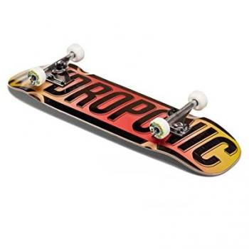 Skateboard Completo Hydroponic Pool 8.75 32X8.75 Adultos Unisex 03-Degrade Orange/Red Multicolor