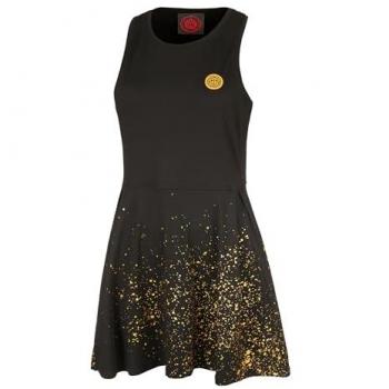 Bidi Badu Paris 2024 2in1 Vestido Mujeres Negro - XS, Negro, Dorado