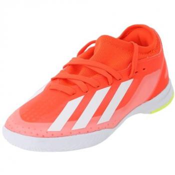 Zapatillas de fútbol sala para niños Adidas X Crazyfast League In Rojo (talla 38)