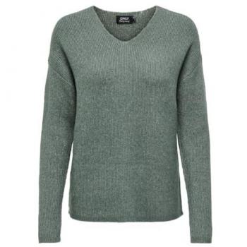 Pullover de mujer Only Camilla con escote en V, tejido de punto, ajuste regular, disponible en varios tamaños y colores