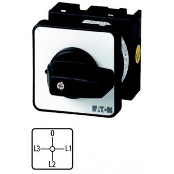 Interruptor amperimétrico 20A T0-3-8048/E con 3 convertidores y 6 polos (3+3+3+3) para instalación empotrada