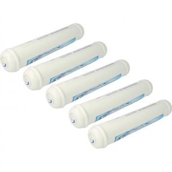 Filtro de agua compatible con LG Electronics JLAFF2010, S20STRP3, SS55PNL, SS55PTE, SS55PTE2 - Vhbw (5 unidades)