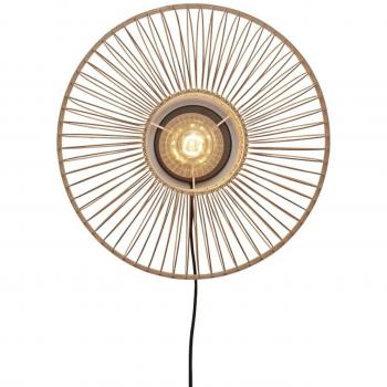 Aplique de bambú natural GOOD & MOJO Hokkaido, diámetro 38 cm