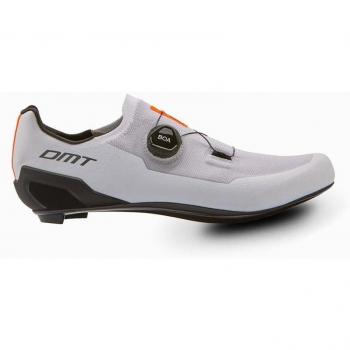 Zapatillas de Ciclismo DMT KR30 Unisex, Color Blanco y Negro, Talla 42 EUR