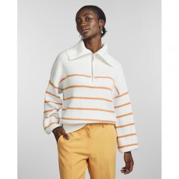 Pullover de mujer Yas, manga larga, cuello alto, liso