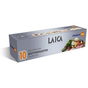Laica VT3502 Bolsas Conservación Vacio, 28 x 36 cm, Plastico Transparente, 28x36