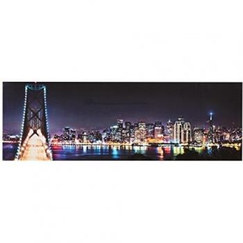 Asir Group LLC 3090IACT -37 Shining Decorativa Luces Led Lienzo Pintura, Multicolor