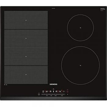 Placa de Inducción Siemens iQ700 EX651FEC1E 60cm Negra con Flexinduction Plus y 2 Zonas