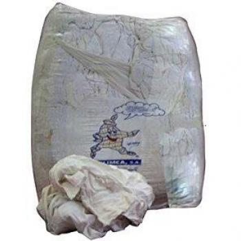 Texlimca - Trapo de Limpieza Mecánico Blanco Primera Calidad, 5 Kg
