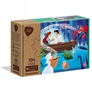 Puzzle La Sirenita Disney 104 Piezas - Materiales 100% Reciclados - Juego Sostenible para Niños a Partir de 6 Años
