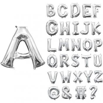 amscan 3303201 - Globo de Papel de Aluminio con Letra K, 40,64 cm