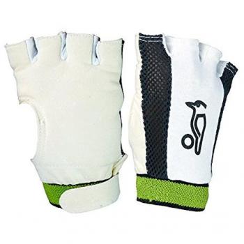 KOOKABURRA Interior Acolchado sin Dedos, Unisex, para jóvenes, Color Blanco/Negro/Verde, tamaño Mediano