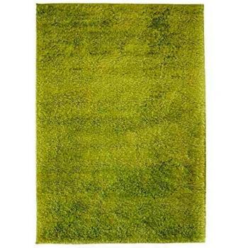 vidaXL Alfombra Shaggy Peluda 160x230cm Verde Decoración Interior Casa y Hogar
