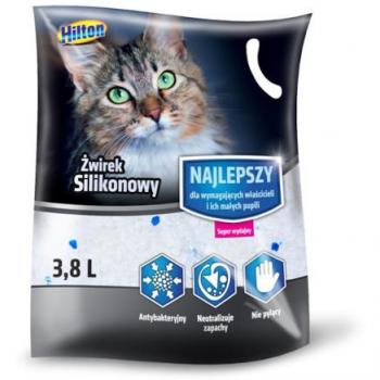 Arena para Gatos Hilton 3,8 L - Eliminador de Olores - Absorción Rápida - Sin Olor