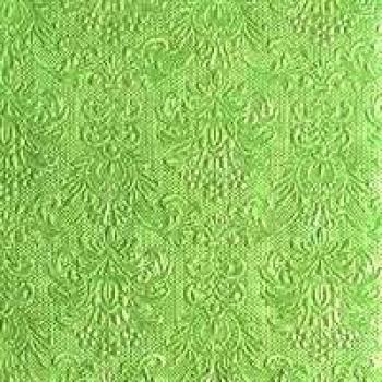 Ambiente - Cóctel Servilletas - Elegance - grabado - 25x25cm - 15 Piezas - diferentes colores - Verde oscuro/verde oscuro - 4939