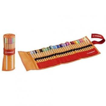 30 Rotuladores fibra Stabilo Point 88 Rollerset